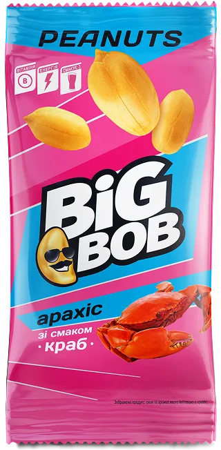 Big Bob арахіс зі смаком краб